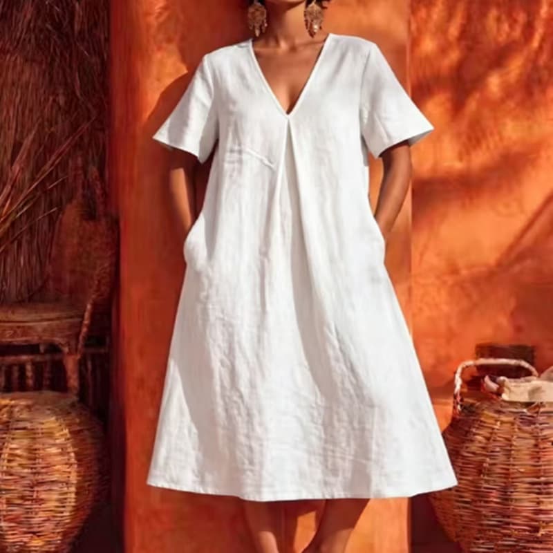 Breezy Tropisk print Sommerkjole — billede 1