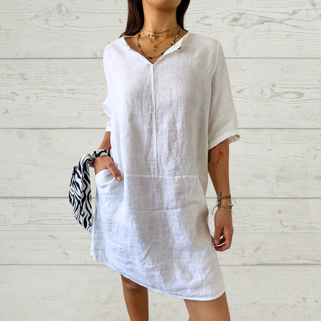 Enkel Sommerkjole i Chiffon — billede 1