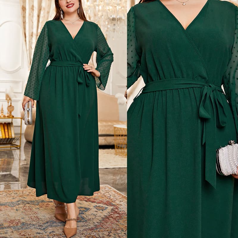 Raffineret Sommerkjole i Chiffon — billede 1