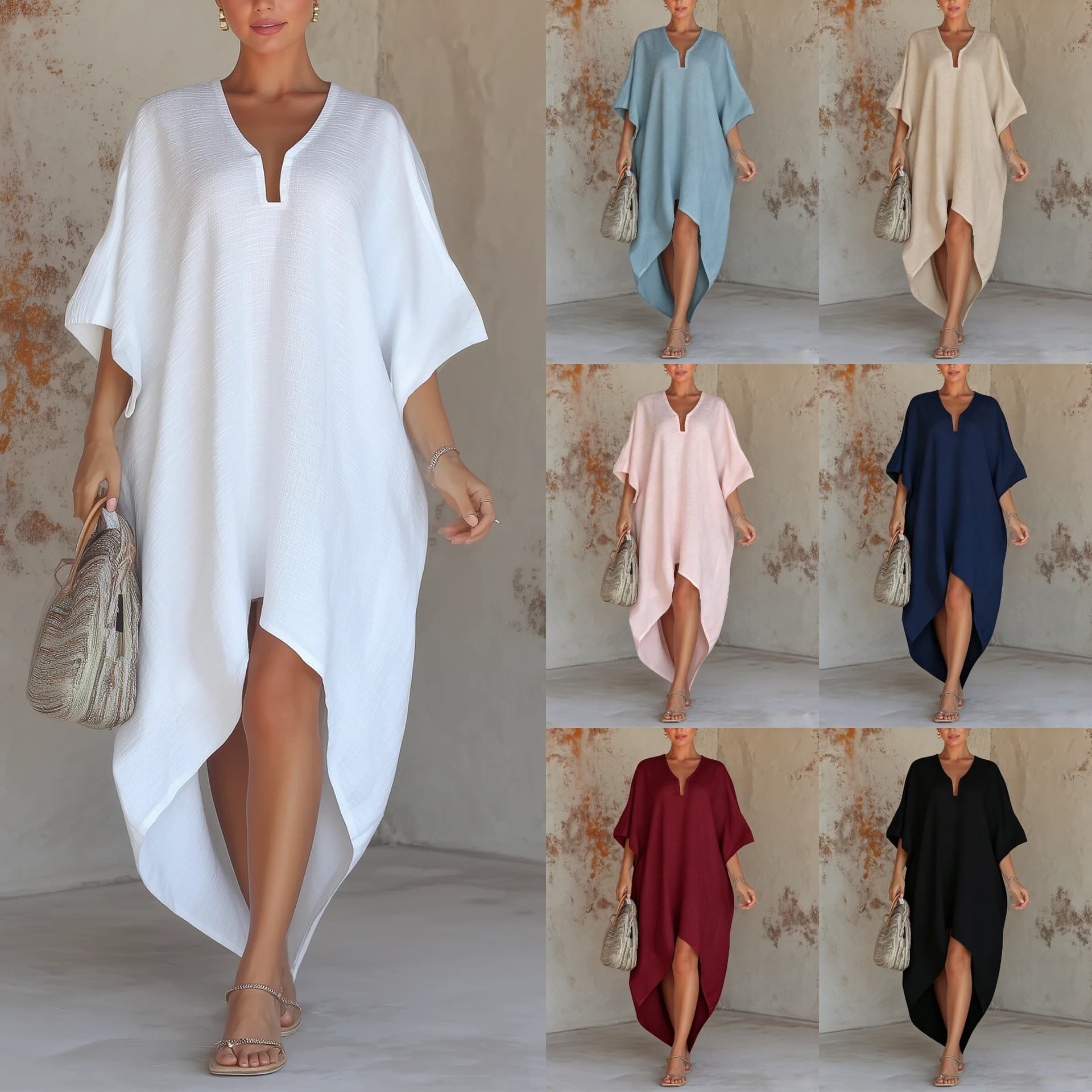 Enkel Sommerkjole i Tencel — billede 1