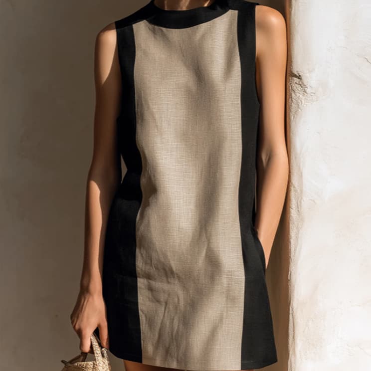 Garden Lagkjole i Poplin — billede 1