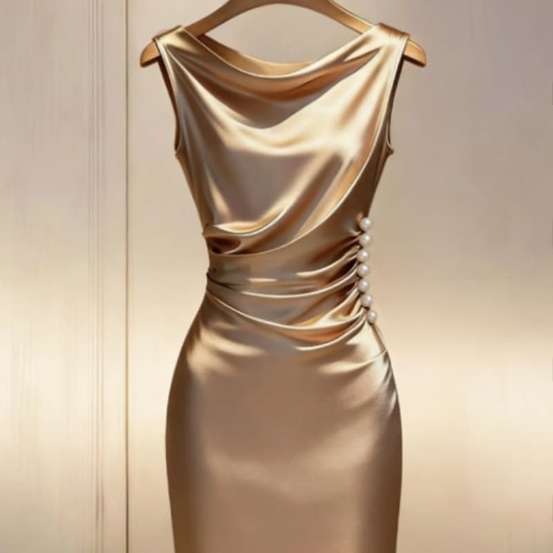 Nordisk Sommerkjole i Chiffon — billede 1